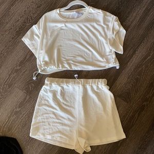 Princess Polly White two piece set